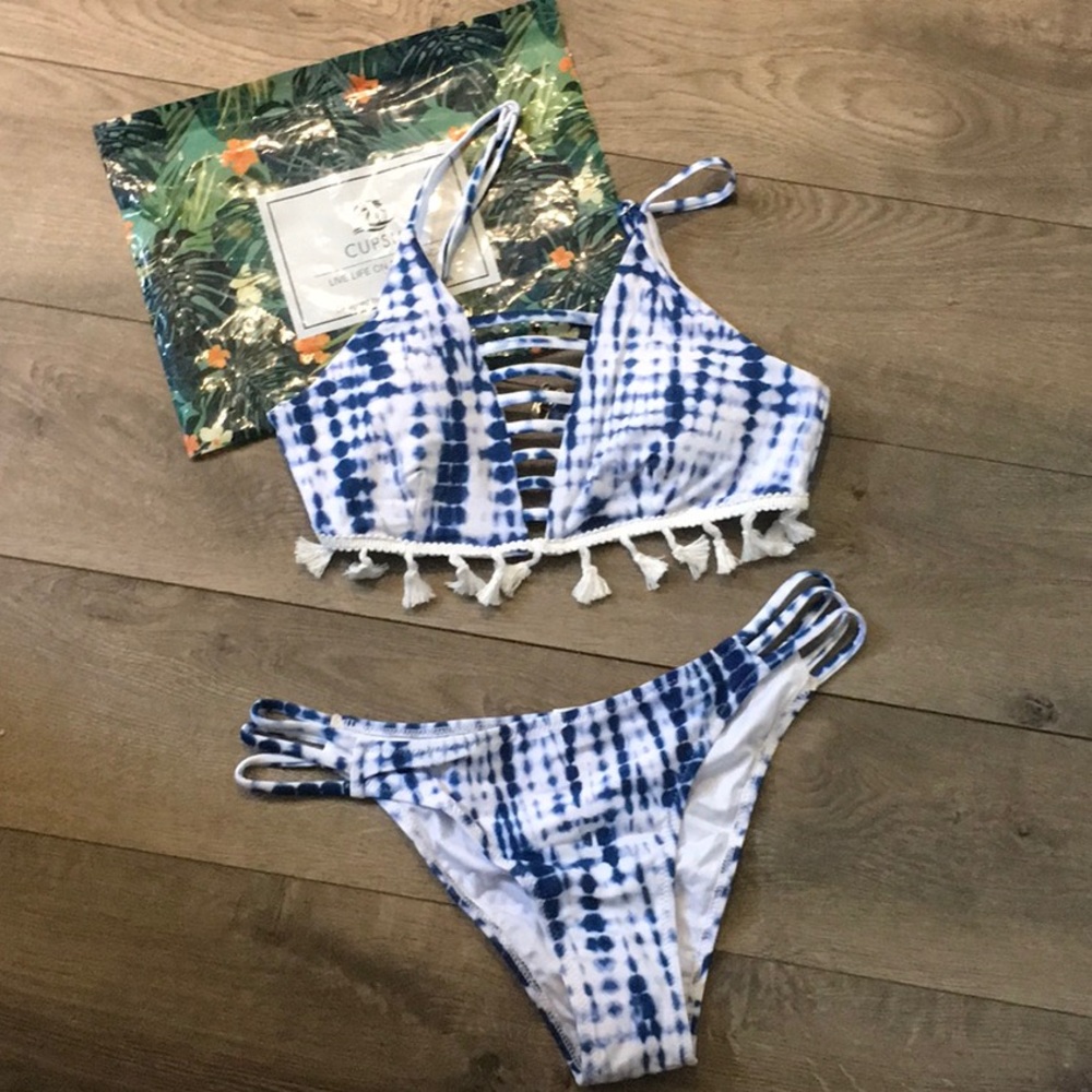 BRAND NEW WITH TAGS! BOHO TIE DYE BIKINI